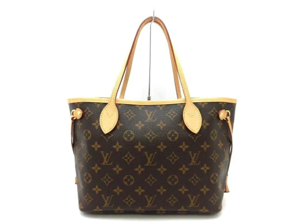 LOUIS VUITTON Neverfull Tote Bag Monogram Pivoine